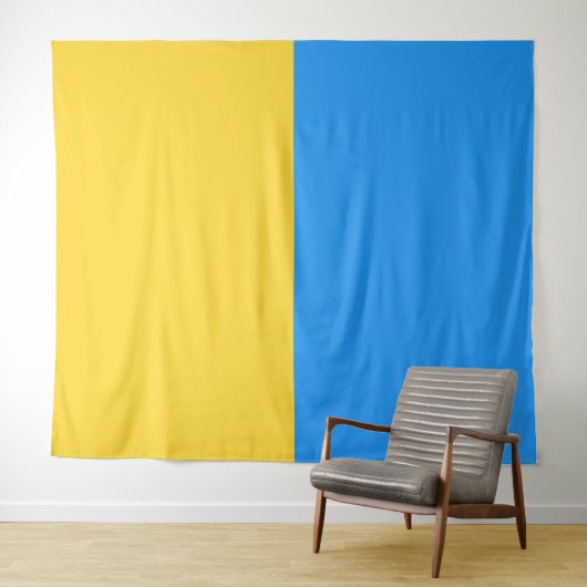 Tenture Drapeau ukrainien (En situation (horizontale))