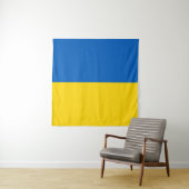Tenture Drapeau ukrainien (Ukraine) (En situation (horizontale))