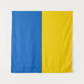 Tenture Drapeau ukrainien (Ukraine) (Devant)