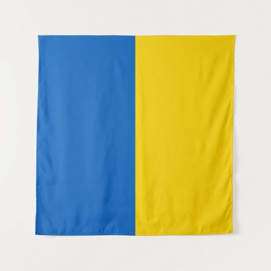 Tenture Drapeau ukrainien (Ukraine) (Devant)