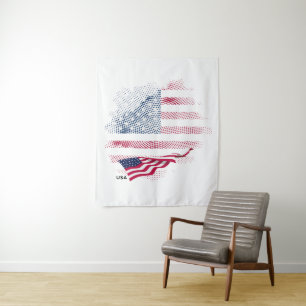 Tenture Drapeau USA