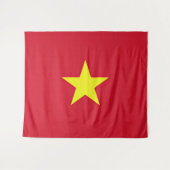 Tenture Drapeau Vietnam (Devant (Horizontal))