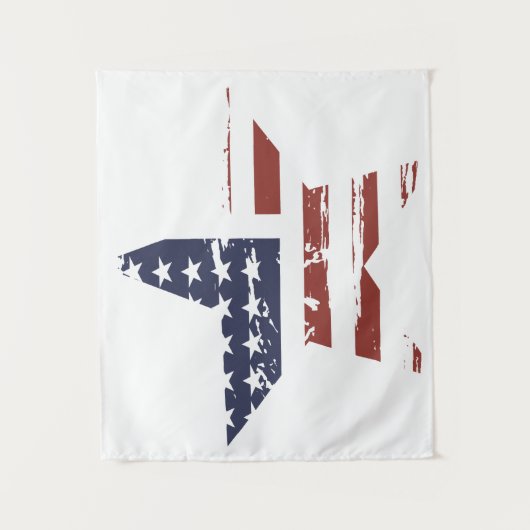 Tenture Drapeau vintage (Devant)