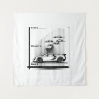 Dream Car Tracking Tapestry