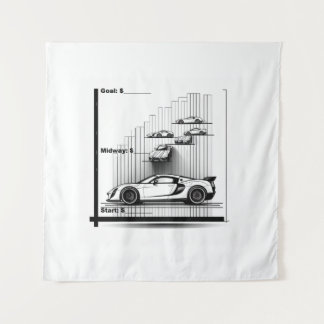 Tenture Dream Car Tracking Tapestry