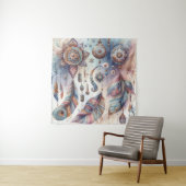 Tenture Dreamcatcher sur un thème bohème (En situation)