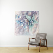 Tenture Dreamy Christmas Holly Tapestry (En situation (horizontale))