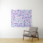 Tenture Dreamy Starburst Waves Pattern (En situation (horizontale))