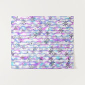 Tenture Dreamy Starburst Waves Pattern (Devant (Horizontal))