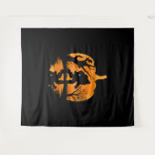 Tenture Drôle Amoureux de Bigfoot cadeau d'Halloween - Hal (Devant (Horizontal))