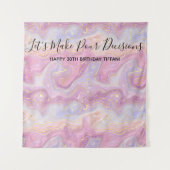 Tenture Drôle de fête d'anniversaire Let's Make Pour Decis (Devant)