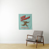 Tenture Drôle de motivation de course de Bigfoot (En situation)