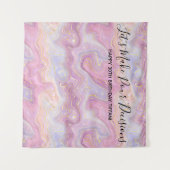 Tenture Drôle Faisons des Décisions de Versement Anniversa (Devant (Horizontal))