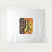Tenture Drôle Happy Halloween design (Devant (Horizontal))