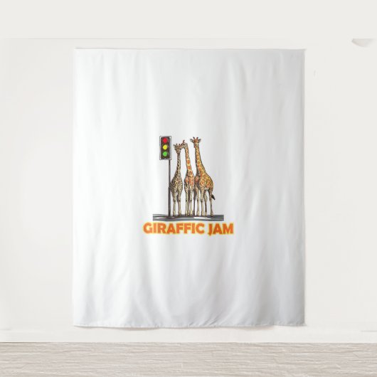 Tenture Drôle Jam de la Giraffe de Pun (Devant)