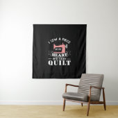 Tenture Drôle Quilters Dons (En situation)