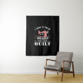 Tenture Drôle Quilters Dons (En situation)