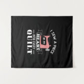 Tenture Drôle Quilters Dons (Devant (Horizontal))