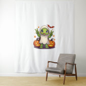 Tenture Drôle Turtle Ghost Citrouille Boo Halloween Kids M (En situation)