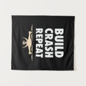 Tenture Drone Construire Crash Répéter (Devant (Horizontal))