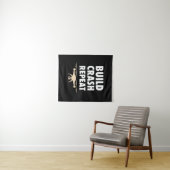 Tenture Drone Construire Crash Répéter (En situation (horizontale))