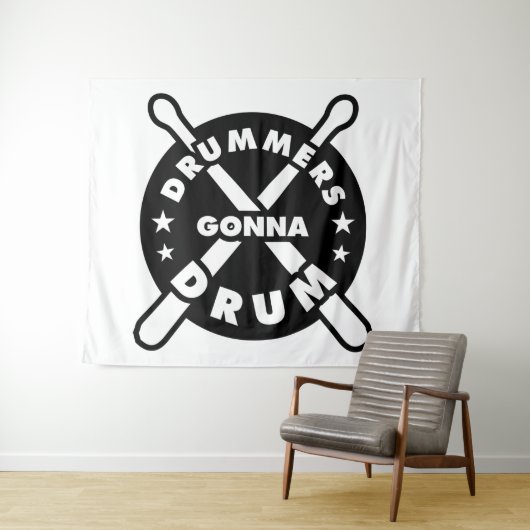 Tenture Drummers Gonna Drum (En situation (horizontale))