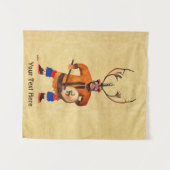 Tenture Drumming Shaman (Devant (Horizontal))
