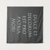 Tenture Dulce et decorum est pro patria mori (Devant (Horizontal))