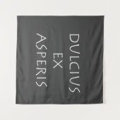 Tenture Dulcius ex asperis (Devant (Horizontal))