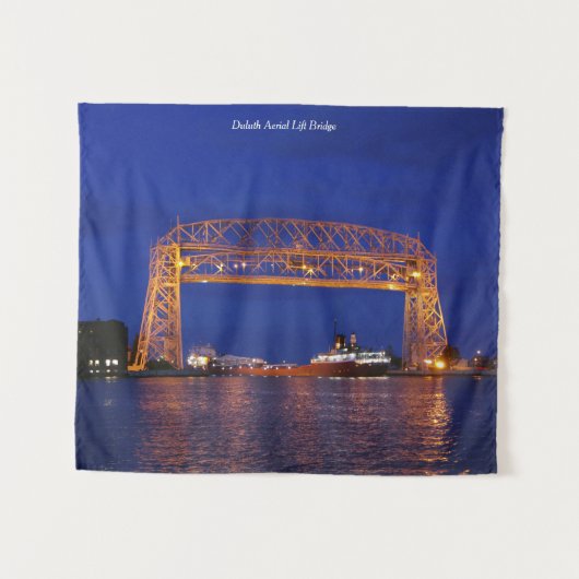 Tenture Duluth Aerial Lift Bridge & John G. Munson (Devant (Horizontal))
