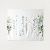 Tenture Dusty Blue Aquarelle Eucalyptus, Col. 3:14 (Devant (Horizontal))