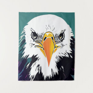 Tenture Eagle Sauvage Nature Animal Couleur Art Peinture