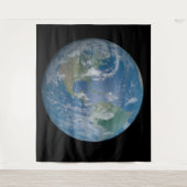 Tenture Earth globe with photo taken from space (Devant)