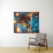 Tenture Earth Taurus Wall Tapestry (En situation (horizontale))