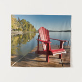 Tenture Eau | Adirondack Chaise au lac (Devant (Horizontal))