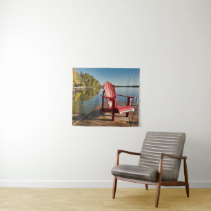 Tenture Eau   Adirondack Chaise au lac