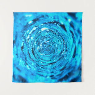 Tenture Eau aqua tunnel liquide