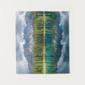 Tenture Eau | chaîne de montagnes Latemar (Devant)