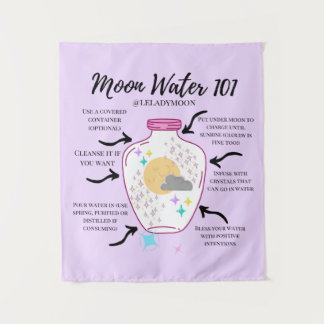 Tenture Eau lune 101