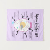 Tenture Eau lune 101 (Devant (Horizontal))