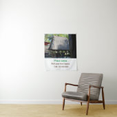 Tenture eau océan plage photo ajouter nom texte place été (En situation)