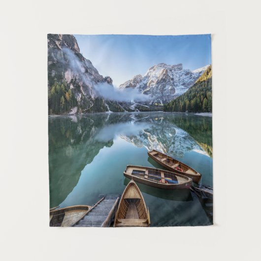 Tenture Eau | Pragser Wildsee Dolomites Italie (Devant)