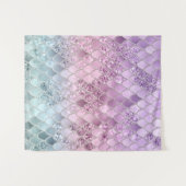 Tenture Échelles de Parties scintillant de sirènes #2a (Pa (Devant (Horizontal))