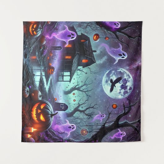 Tenture Échos de l'Hollow (Devant (Horizontal))