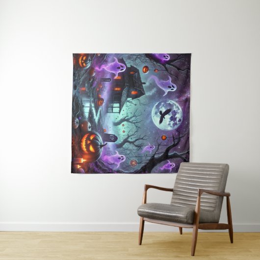 Tenture Échos de l'Hollow (En situation (horizontale))