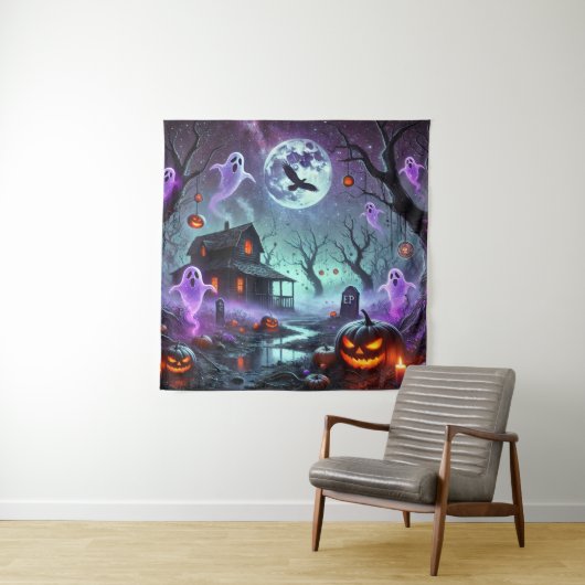 Tenture Échos de l'Hollow (En situation)