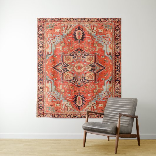 Tenture Echos intemporels : Patrimoine Boho Oriental Maroc (En situation)