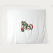 Tenture Éclairage de Noël Chat Schnauzer Chien Chr standar (Devant (Horizontal))