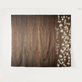 Tenture Éclairage de photobooth avec fond de mariage champ (Devant (Horizontal))