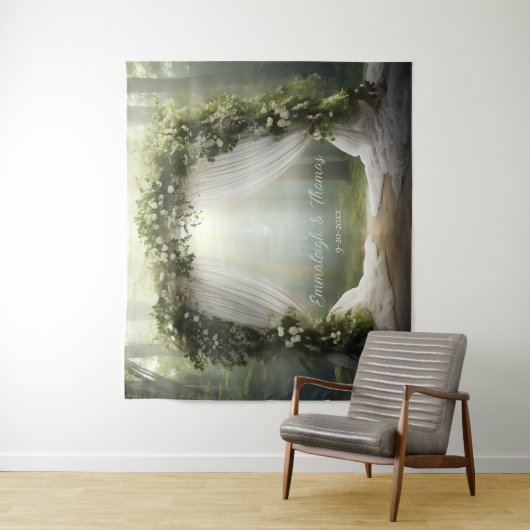 Tenture Éclairage forestier enchâssé (En situation)